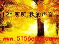 《听听,秋的声音》ppt课件2